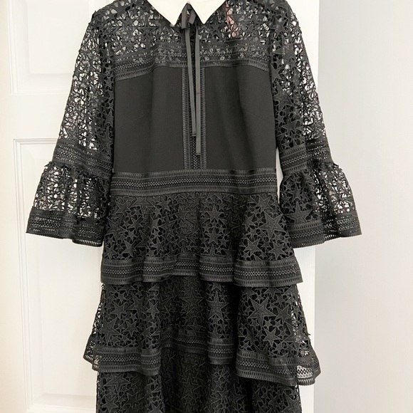 Ted Baker Black Lace Dress - Picture 1 of 7